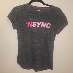 Dark Heathered Gray *NSYNC shirt N Sync Band tee Kids XL or Juniors XS / Small